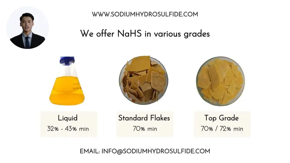 sodium hydrosuflide mfg in China